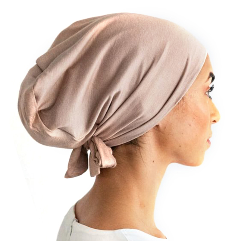 G384 Gorro Hijab elástico agradable para la piel