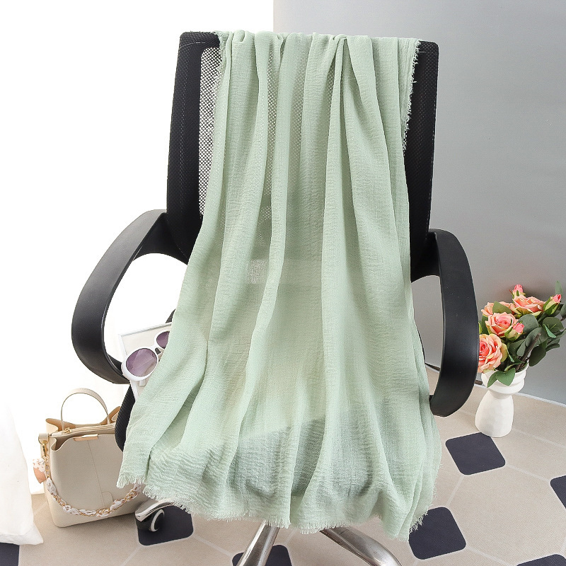 G245 Hijab de gasa suave y transpirable