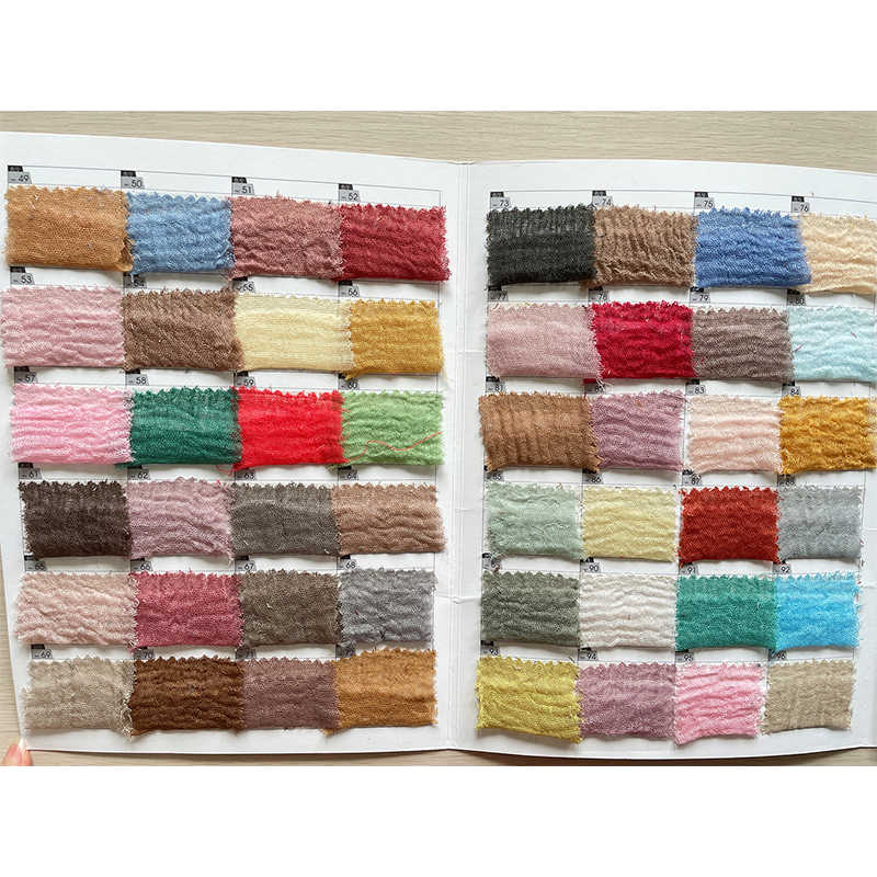 W1189 Hijab de gasa práctico y versátil