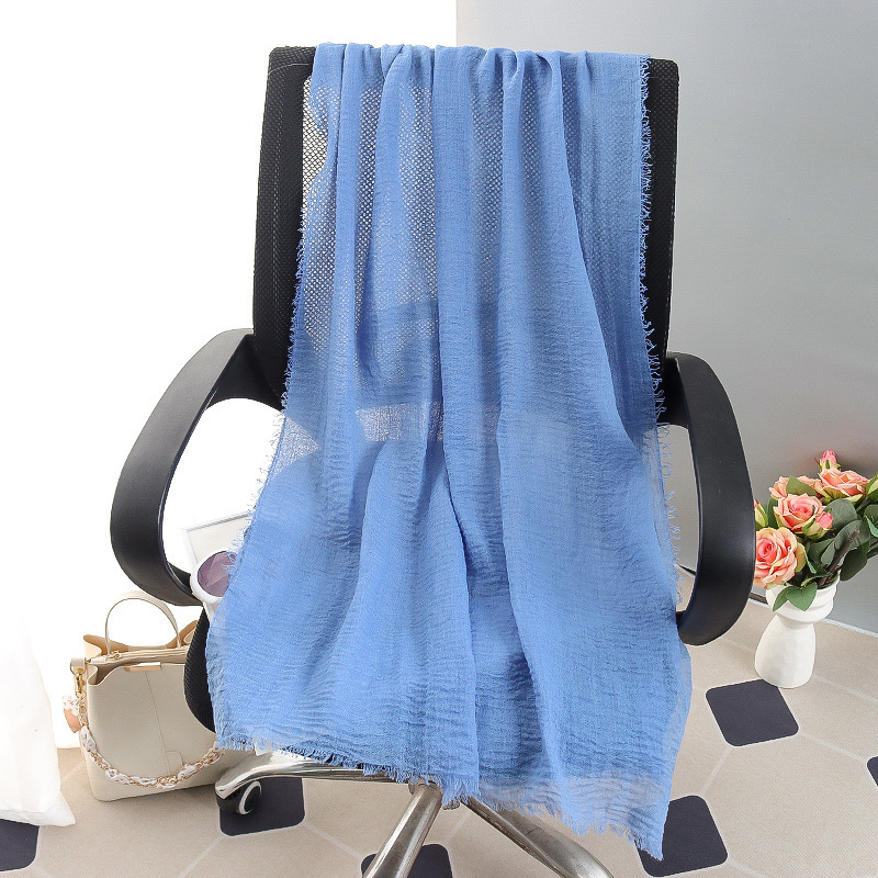 G245 Hijab de gasa suave y transpirable