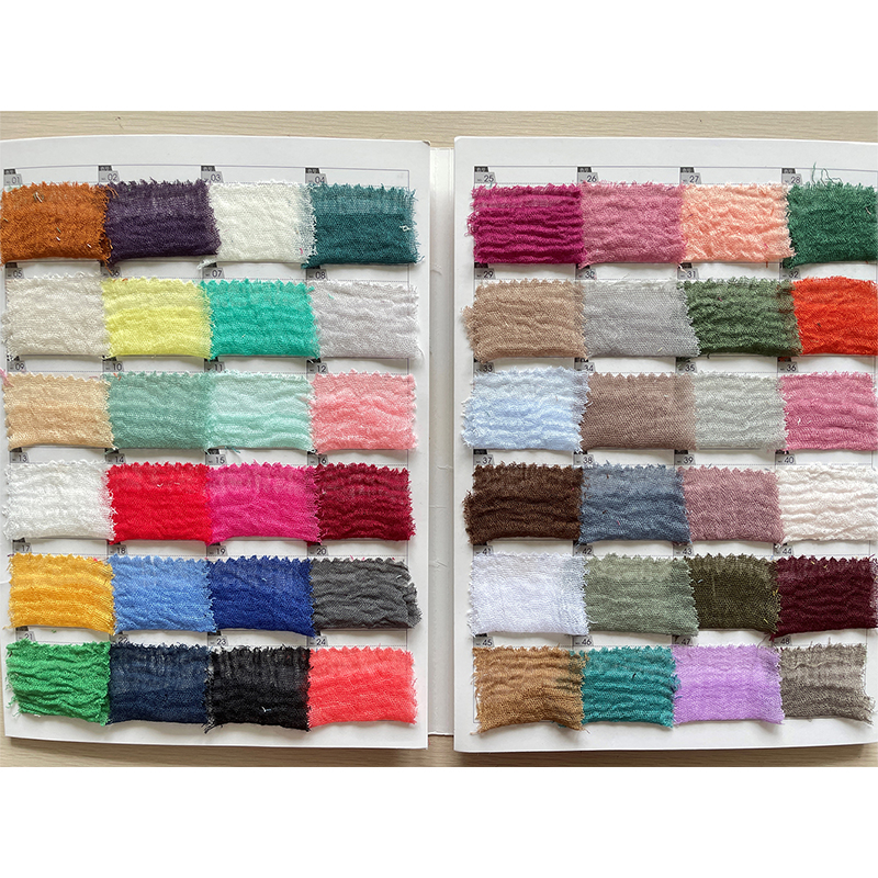 W1189 Hijab de gasa práctico y versátil