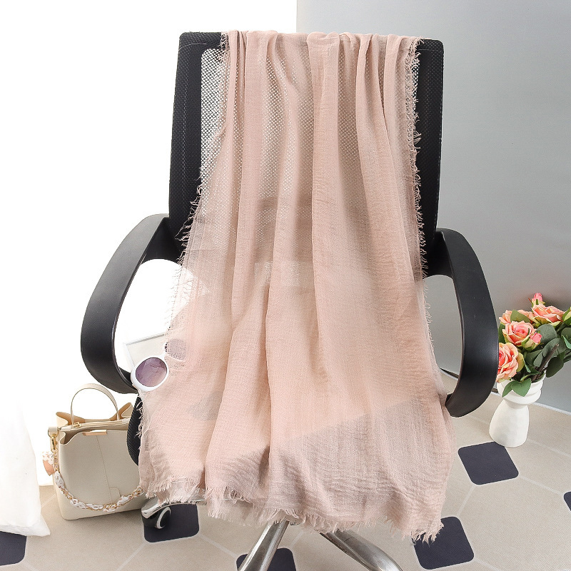 G245 Hijab de gasa suave y transpirable