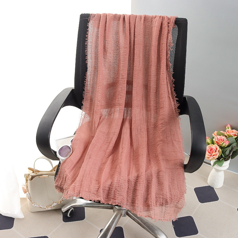 G245 Hijab de gasa suave y transpirable