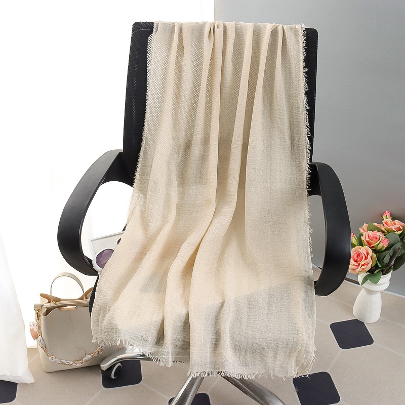 G245 Hijab de gasa suave y transpirable