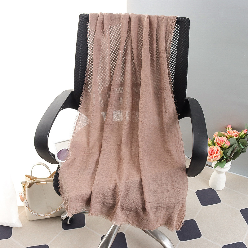 G245 Hijab de gasa suave y transpirable