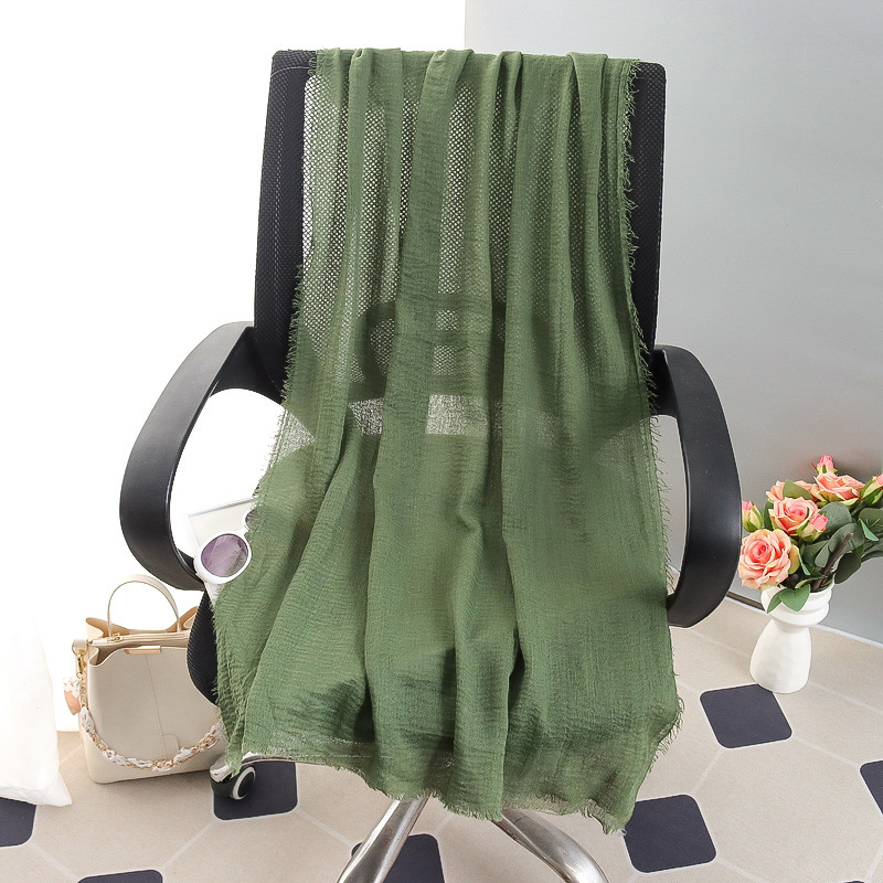 G245 Hijab de gasa suave y transpirable