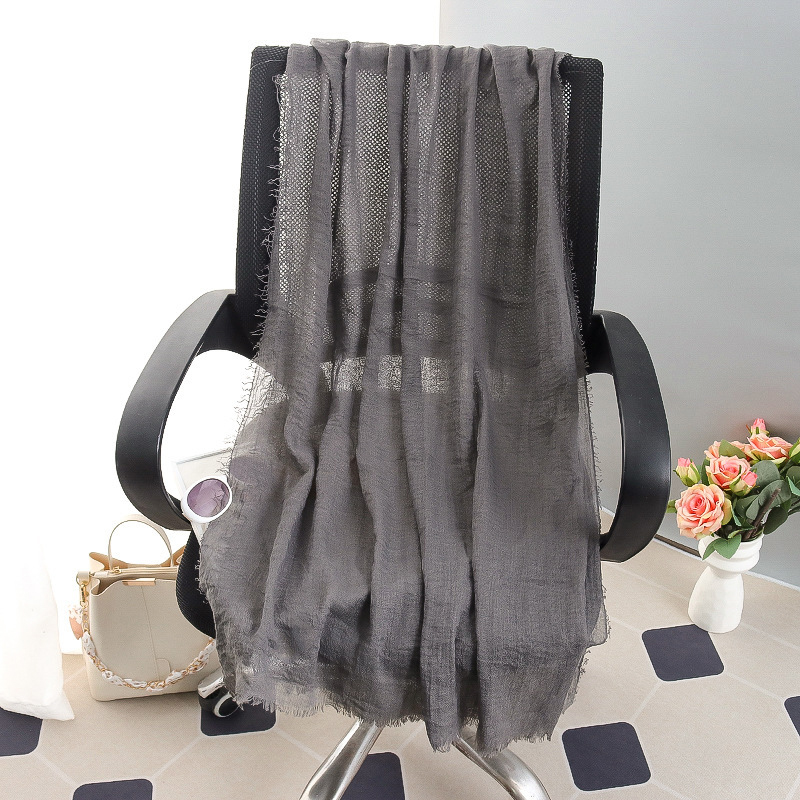 G245 Hijab de gasa suave y transpirable