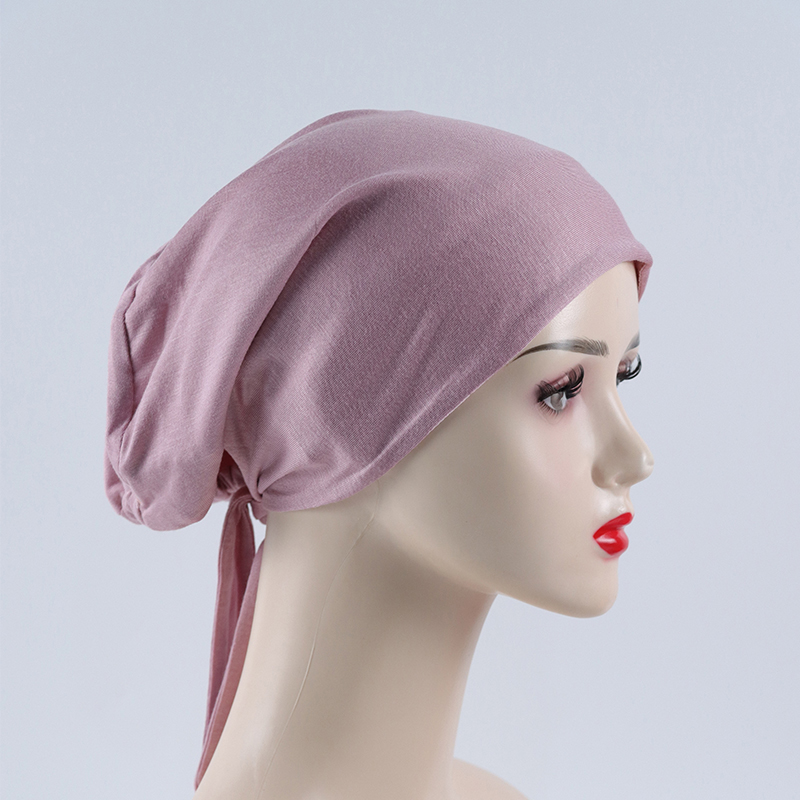 G384 Gorro Hijab elástico agradable para la piel