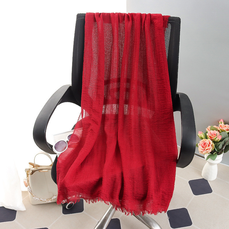 G245 Hijab de gasa suave y transpirable