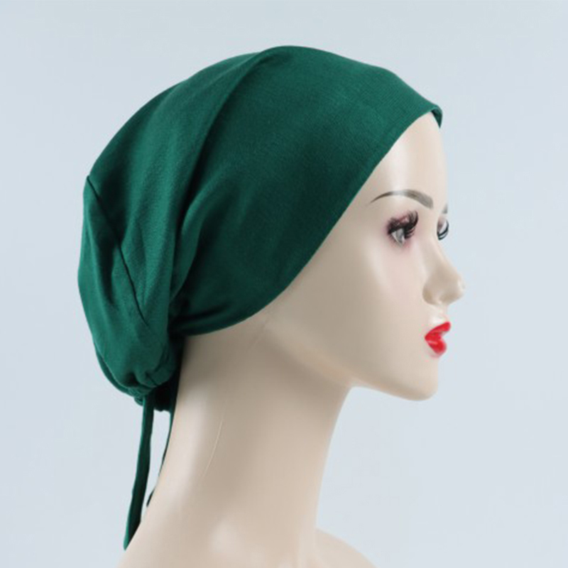G384 Gorro Hijab elástico agradable para la piel