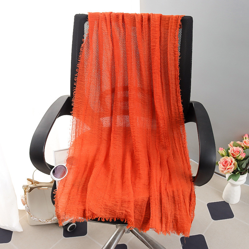 G245 Hijab de gasa suave y transpirable