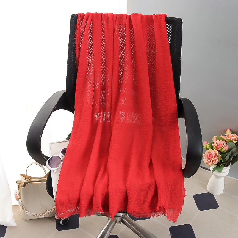 G245 Hijab de gasa suave y transpirable