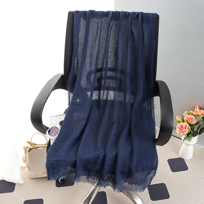 G245 Hijab de gasa suave y transpirable