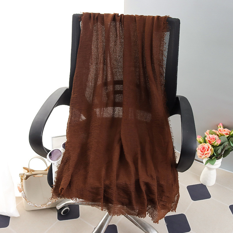 G245 Hijab de gasa suave y transpirable