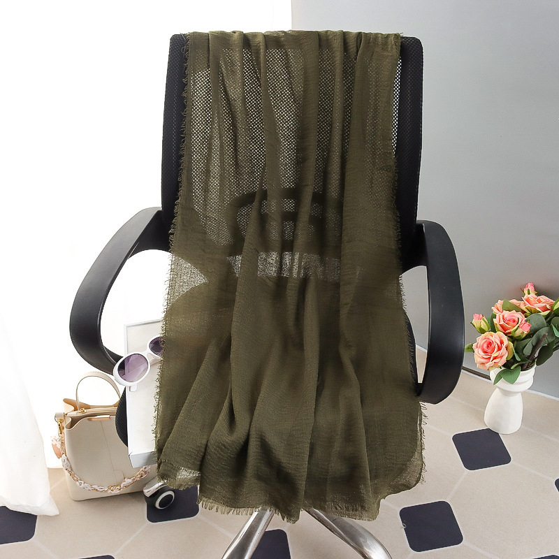 G245 Hijab de gasa suave y transpirable