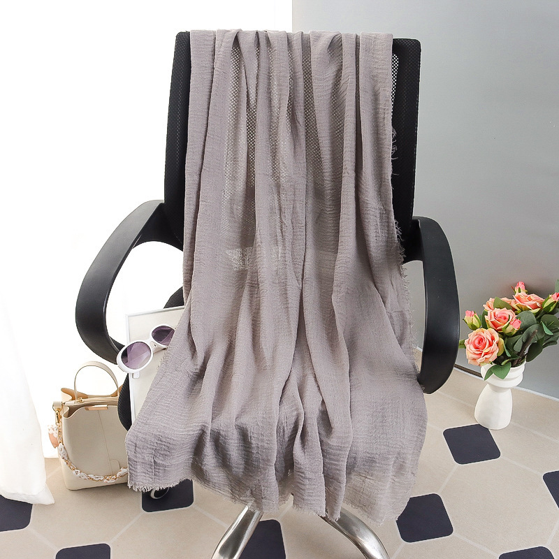 G245 Hijab de gasa suave y transpirable