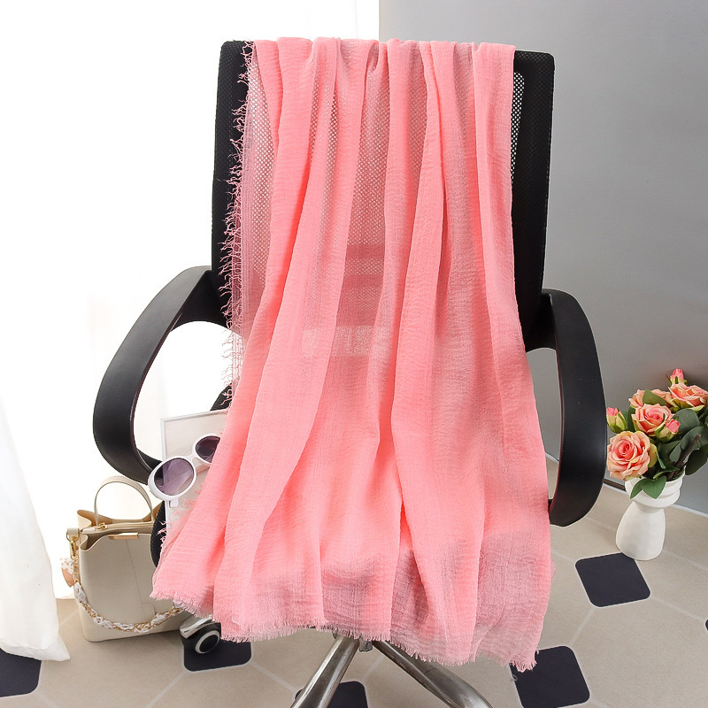 G245 Hijab de gasa suave y transpirable