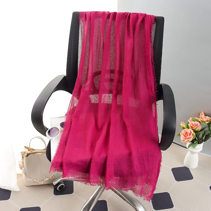 G245 Hijab de gasa suave y transpirable