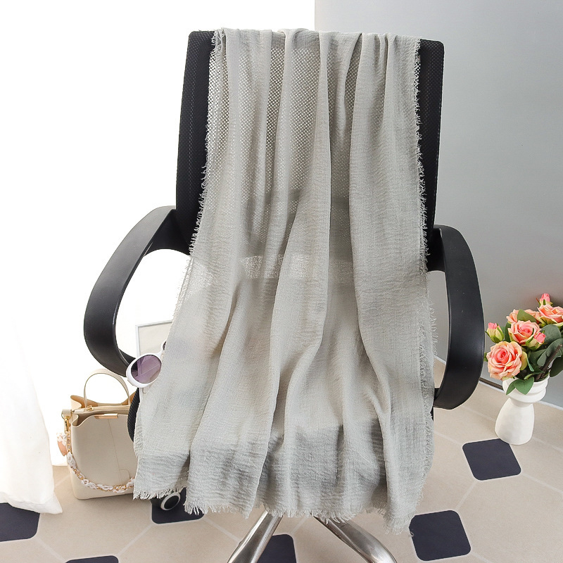 G245 Hijab de gasa suave y transpirable