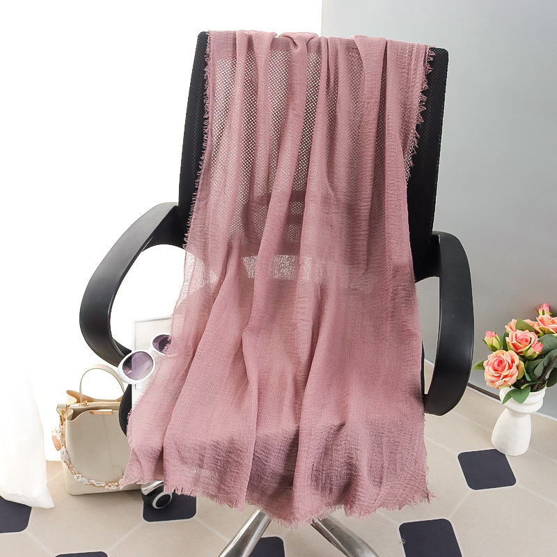 G245 Hijab de gasa suave y transpirable