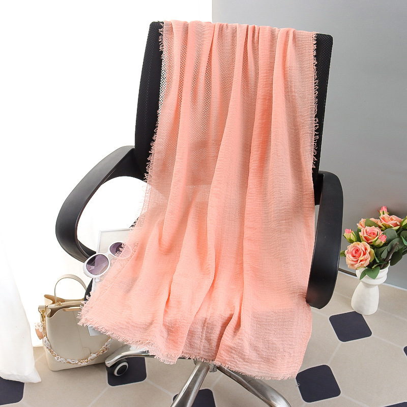 G245 Hijab de gasa suave y transpirable