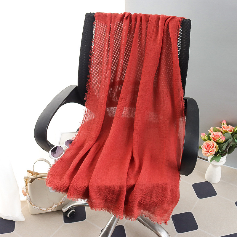 G245 Hijab de gasa suave y transpirable