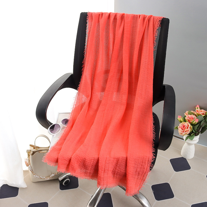 G245 Hijab de gasa suave y transpirable