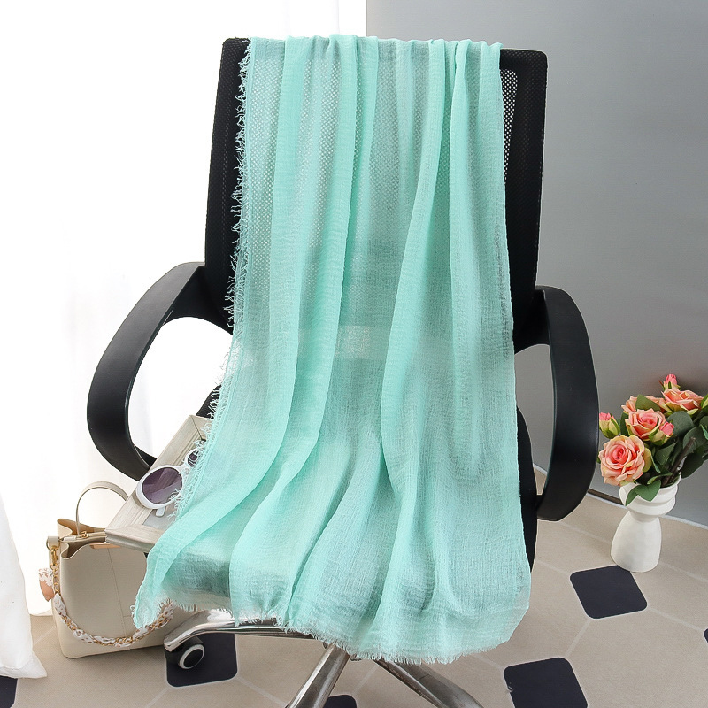 G245 Hijab de gasa suave y transpirable