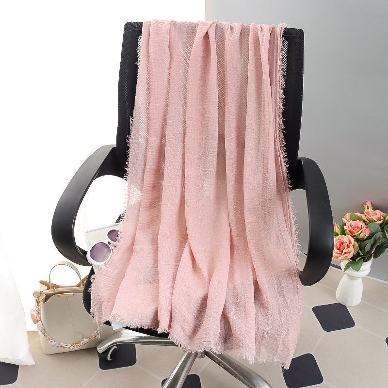 G245 Hijab de gasa suave y transpirable