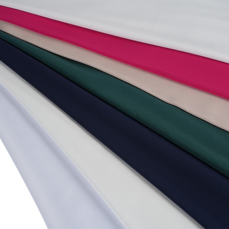 Gasa elástica 100D teñida.