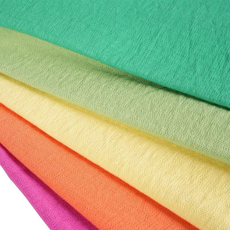 Crepe de corteza de doble hebra 20d*30s