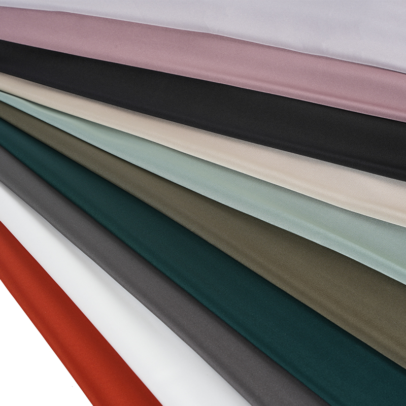 Gasa satinada elástica 50D teñida