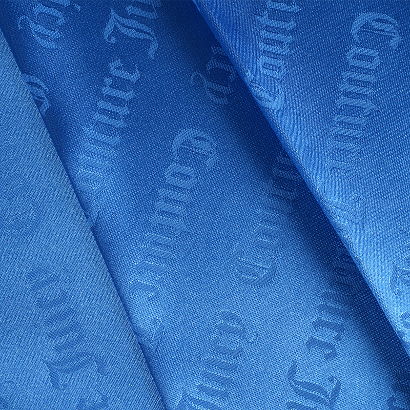 Tela jacquard con letras de satén elástico 75D