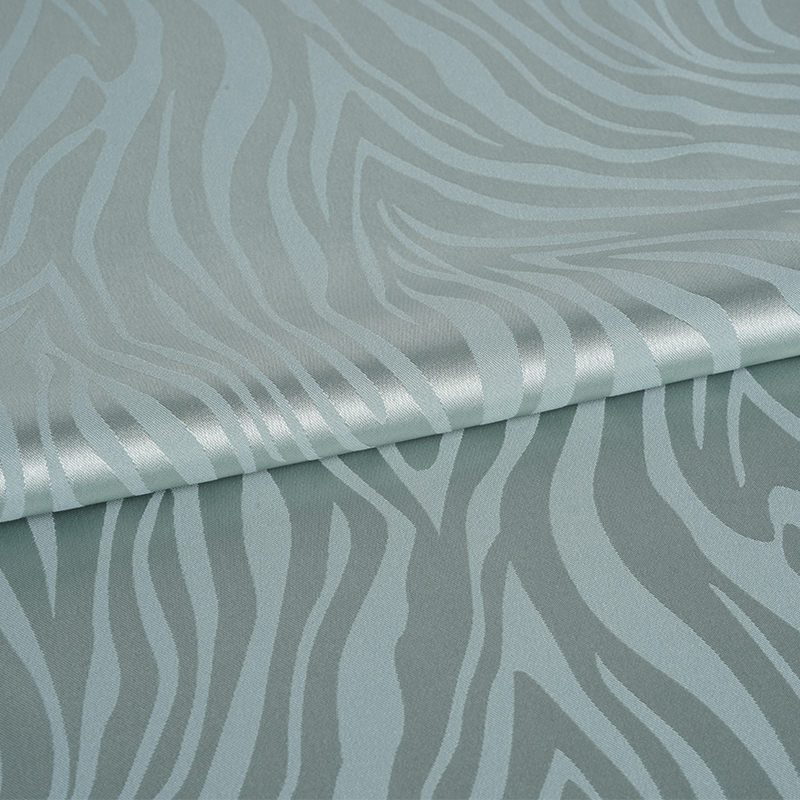 Jacquard cebra satinado elástico 75D*150D+40D