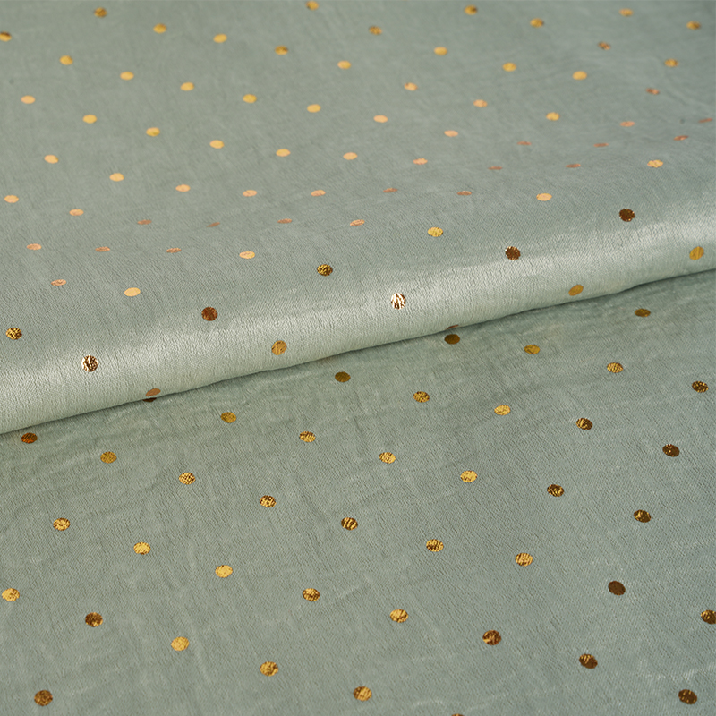 Tela de estampado de lámina de punto de cilindro de flujo de aire satinado de terciopelo 2026