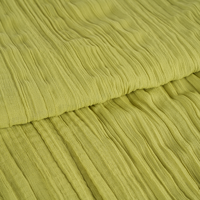 Telas plisadas de crepé de gasa 75d