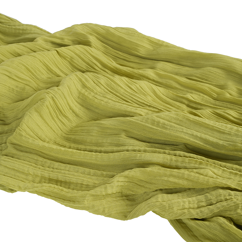 Telas plisadas de crepé de gasa 75d