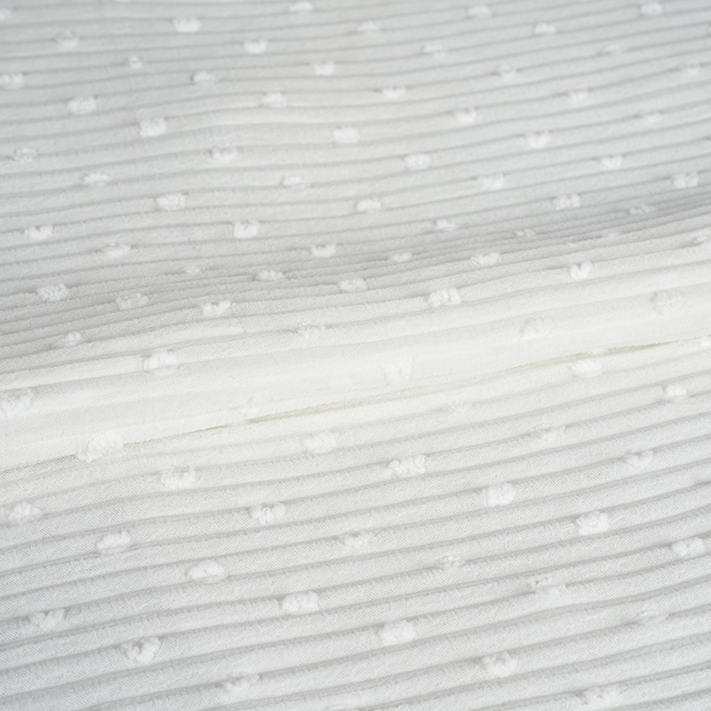 Tela plisada de crepé prensada y cortada en nano crepé 75dn