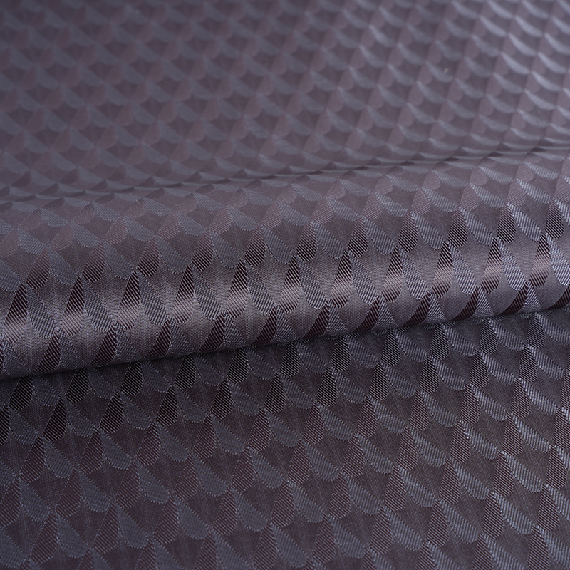 Teñido de poliéster catiónico de dos colores simétrico Love Jacquard