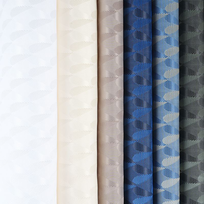 Teñido de poliéster catiónico de dos colores simétrico Love Jacquard