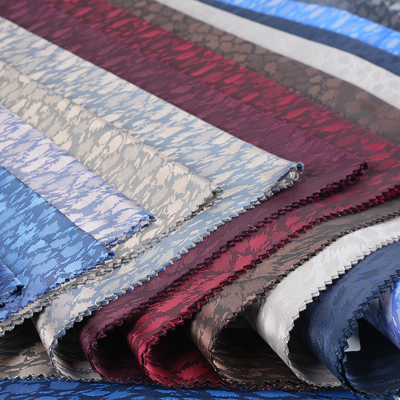 Jacquard catiónico con estampado de leopardo