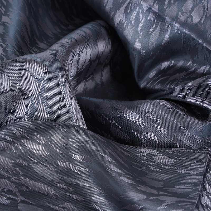 Jacquard catiónico con estampado de leopardo