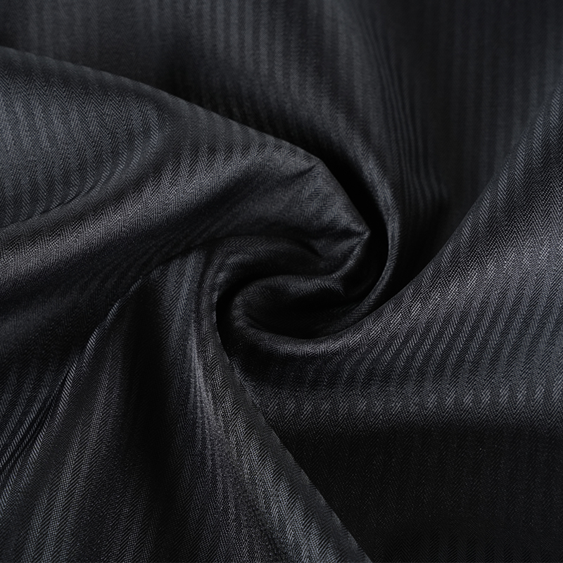 Tela de bolsillo de rayas de poliéster