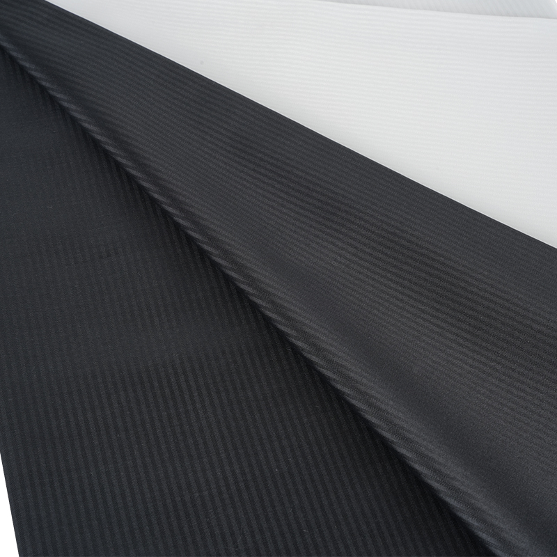 Tela de bolsillo de rayas de poliéster