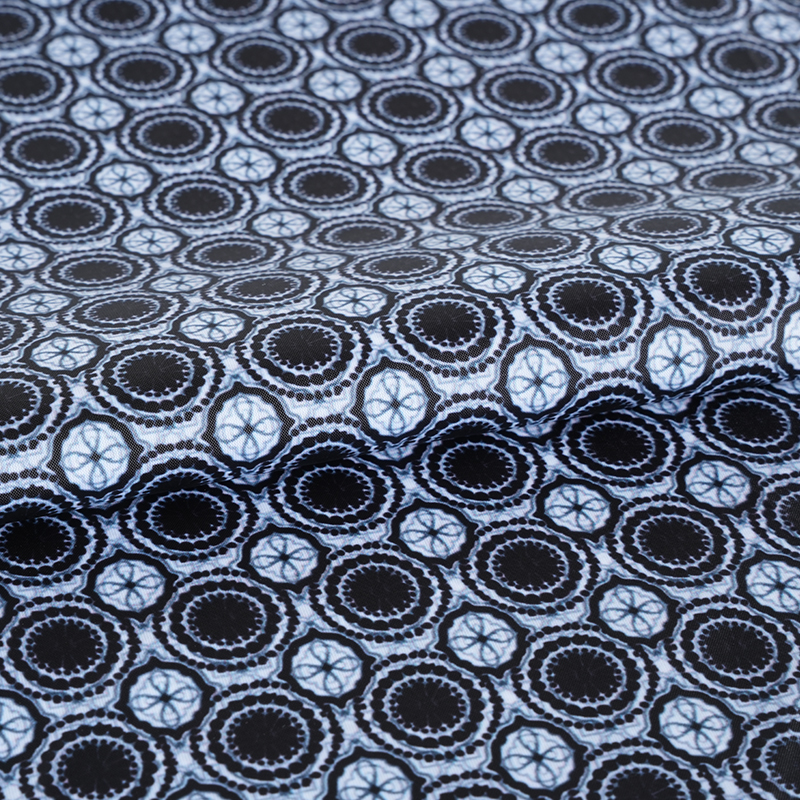 Tela de impresión de encaje con lazo de tafetán de poliéster 210T