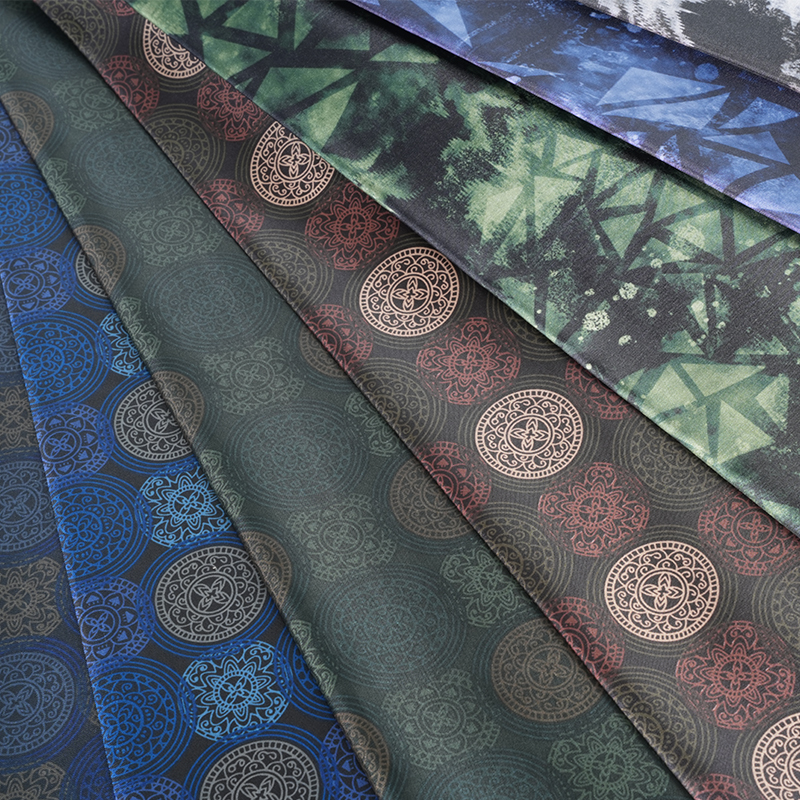 Tela con estampado de helado nebuloso y giro ligero 180T