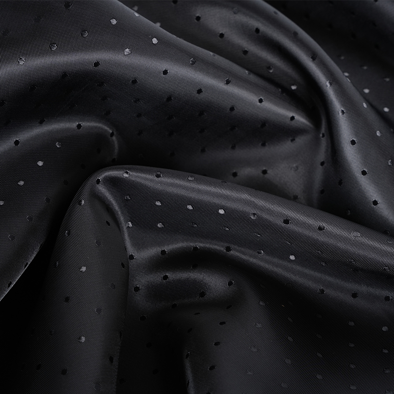 Tela jacquard pequeña con puntos fotovoltaicos